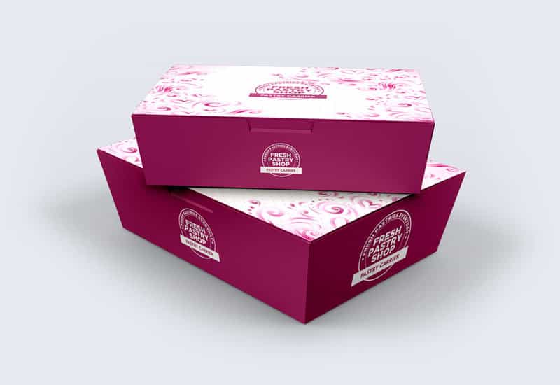 cajas de pastel