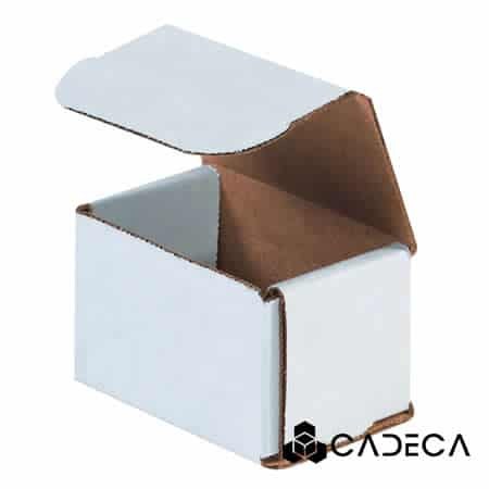 3 x 2 x 2 sobres de cartón corrugado blanco 50 / paquete