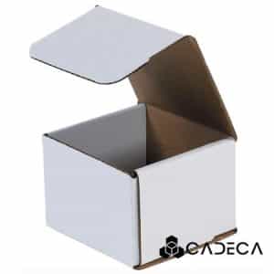 4 x 4 x 3 sobres de cartón corrugado blanco 50 / paquete0 / paquete