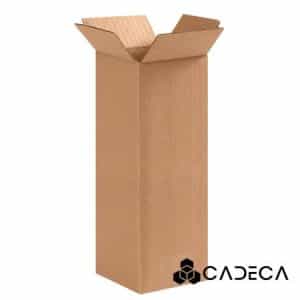 4 x 4 x 10 cajas de cartón ondulado 25 / paquete
