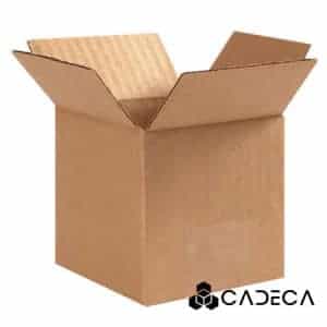 4 x 4 x 6 cajas de cartón ondulado 25 / paquete
